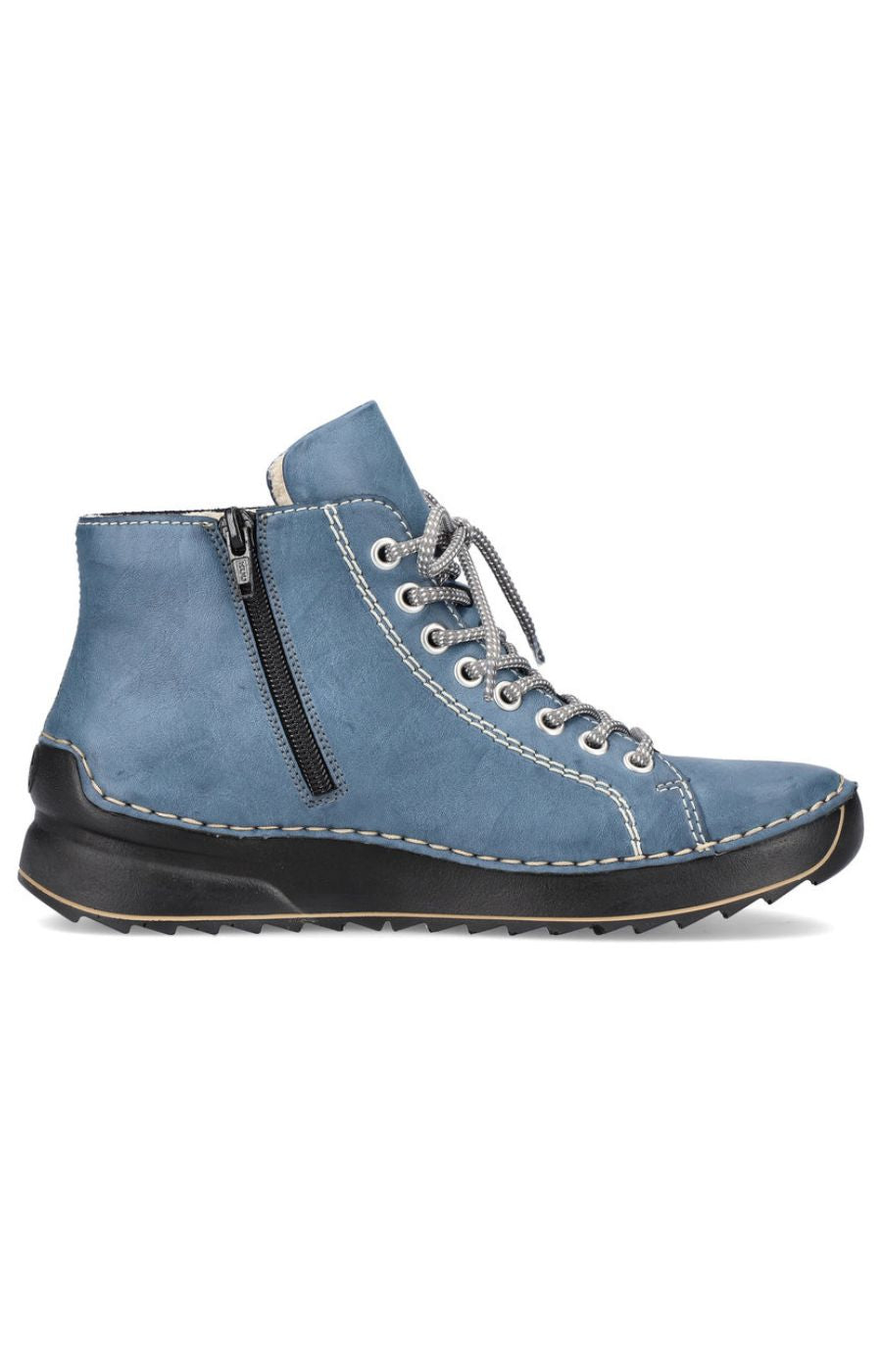 Rieker Stitch Boot in Blue