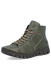 Rieker Stitch Boot in Khaki 