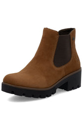 Rieker Suede Chelsea Boot in Brown