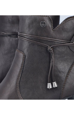 Rieker Tassle Ankle Boot in Brown 