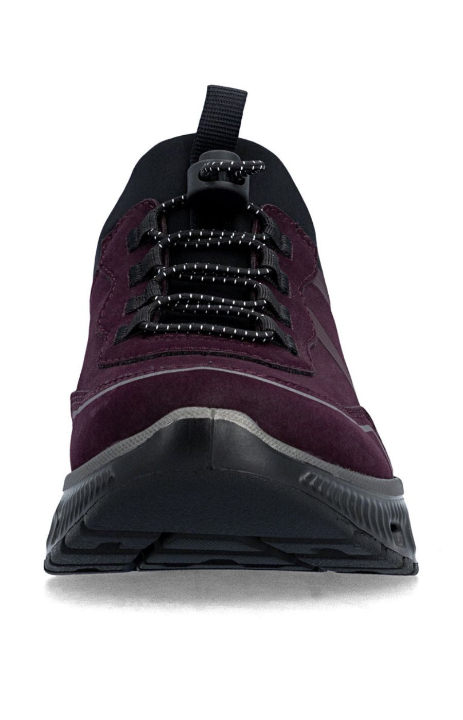 Rieker Toggle Lace Trainer in Wine 