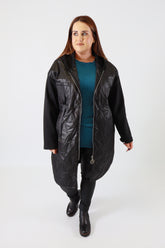 River Longline Jacket in Black