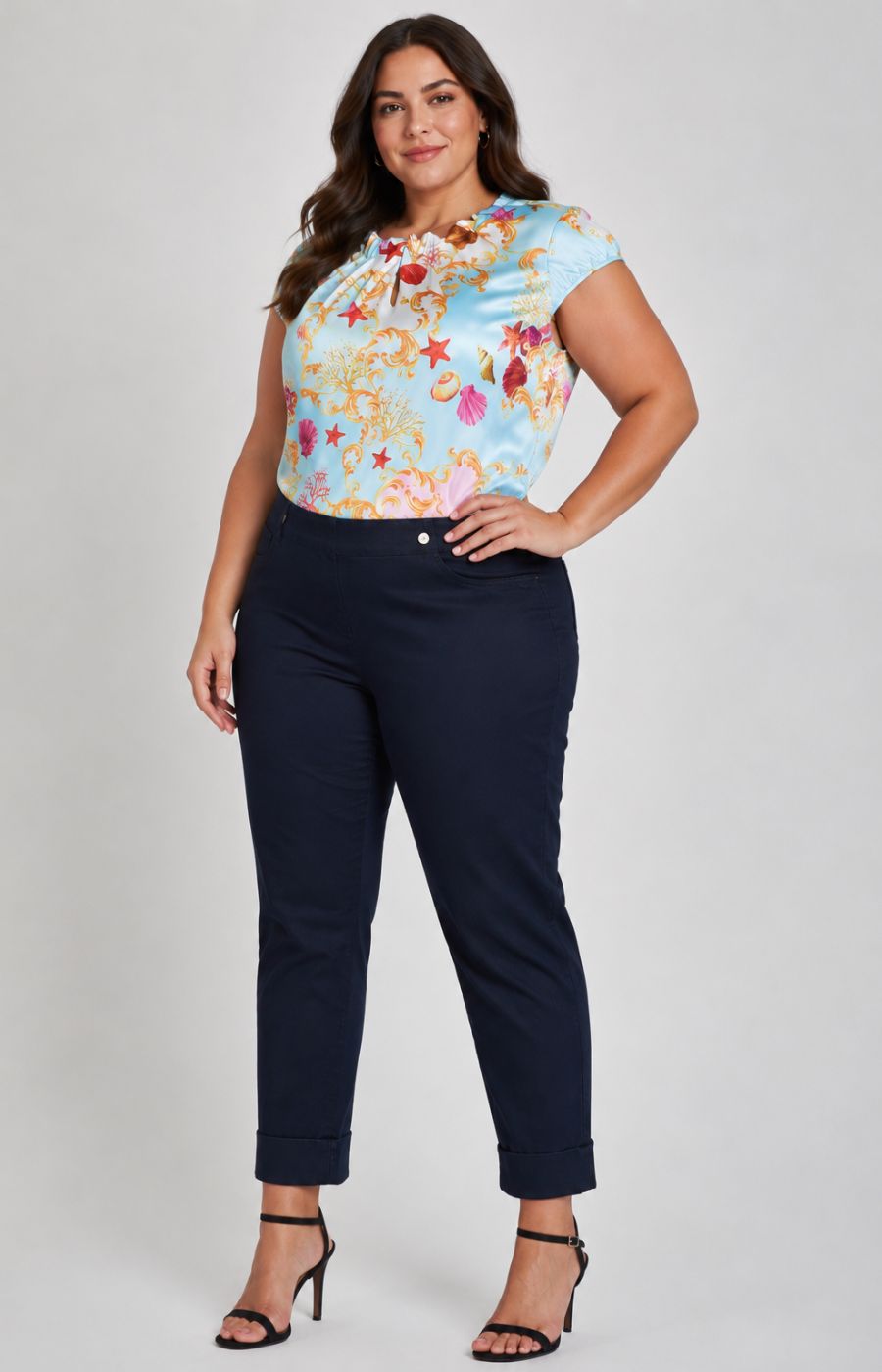 Robell 7/8 jeans Navy 