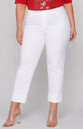Robell 7/8th Jeans | White 