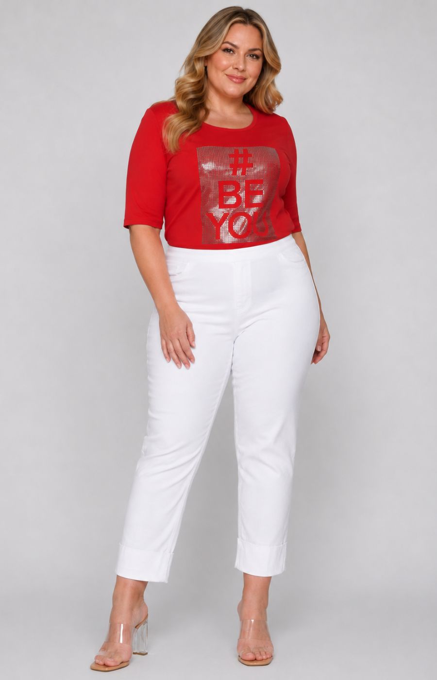 Robell 7/8th Jeans | White 