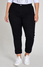 Robell 7/8ths Jeans Black 