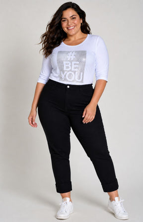 Robell 7/8ths Jeans Black 