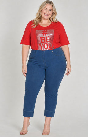 Robell 7/8ths Jeans | Blue 