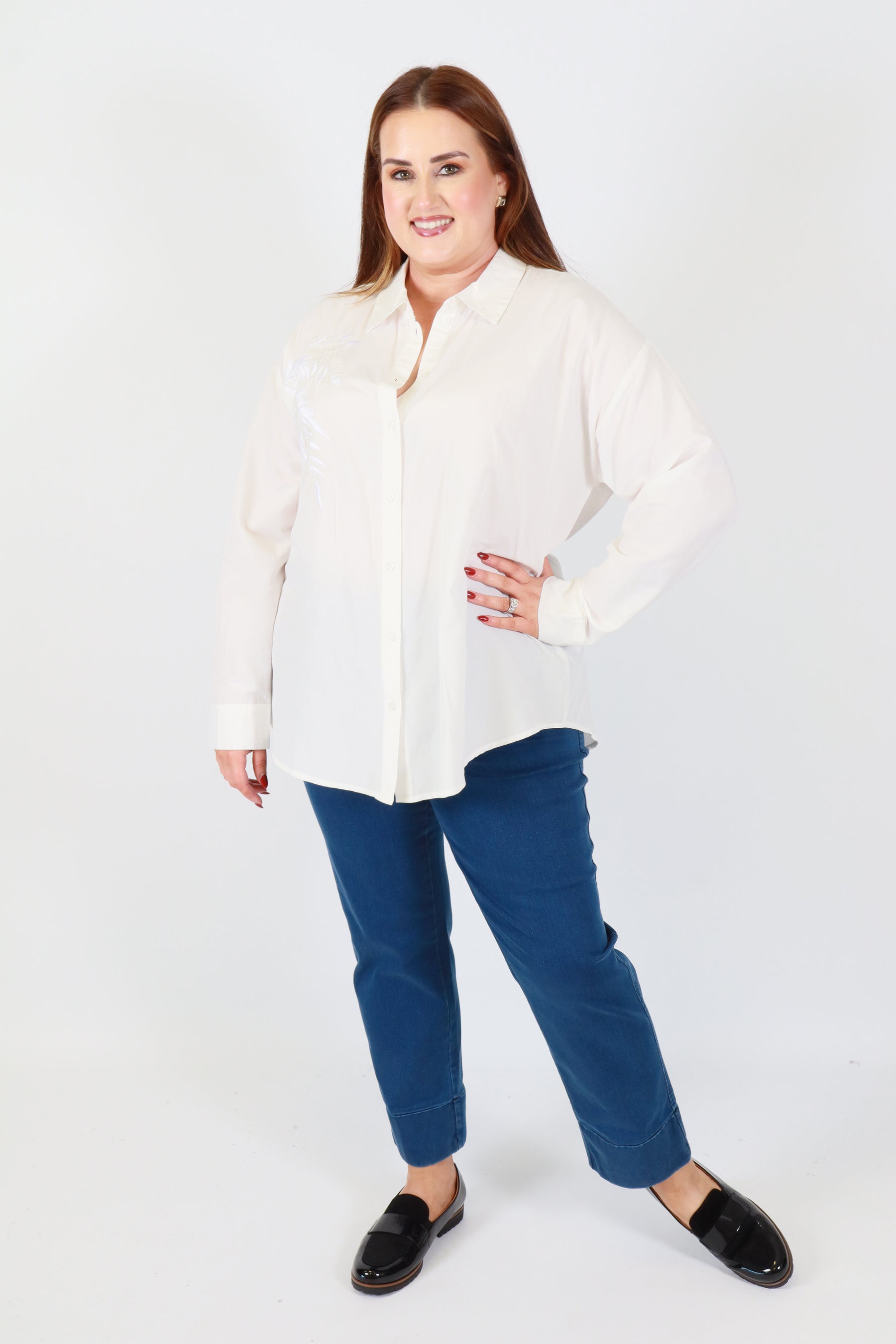 Robell 7/8ths Jeans | Blue