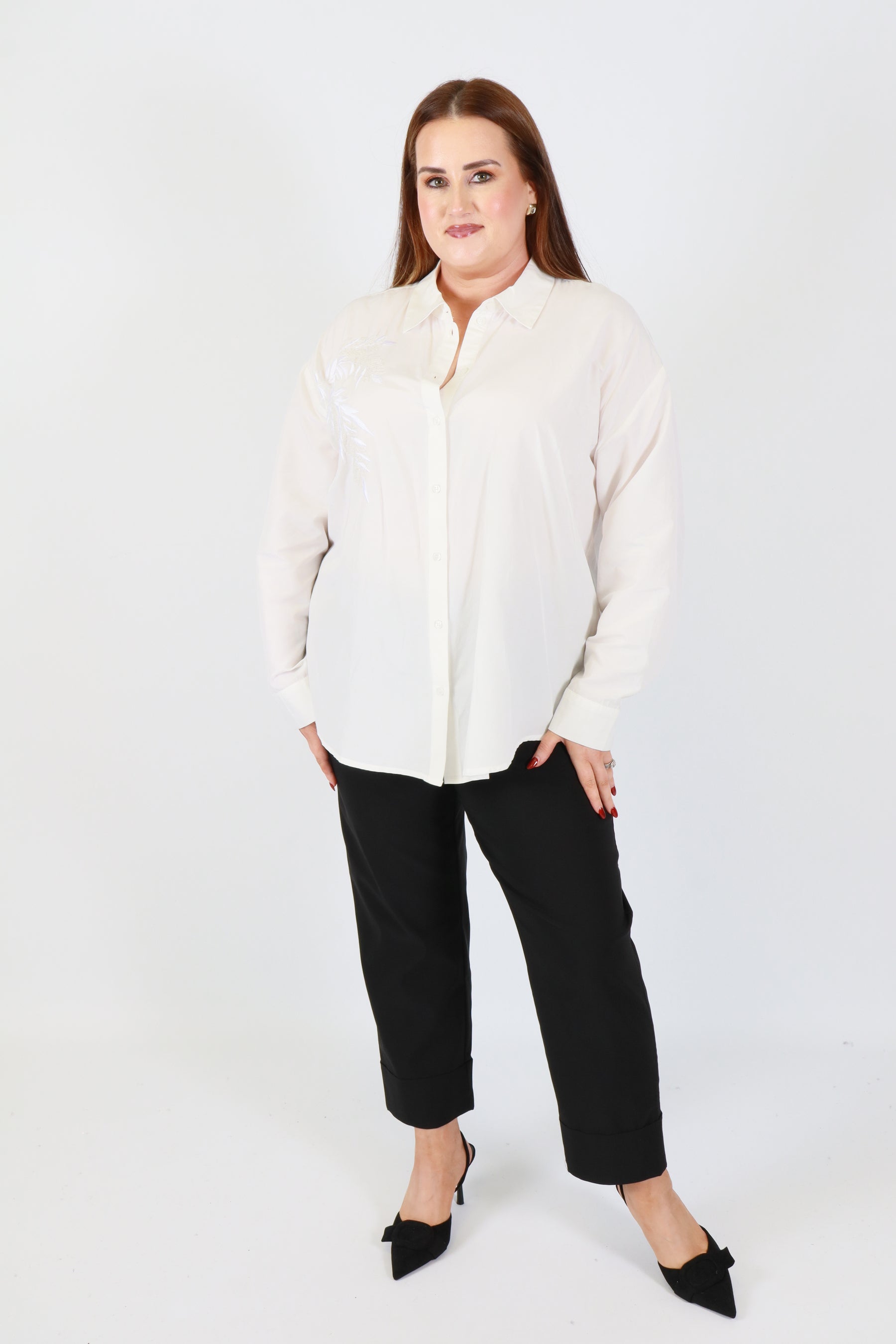 Robell 7/8ths Trousers | Black