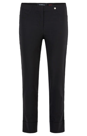 Robell 7/8ths Trousers | Black