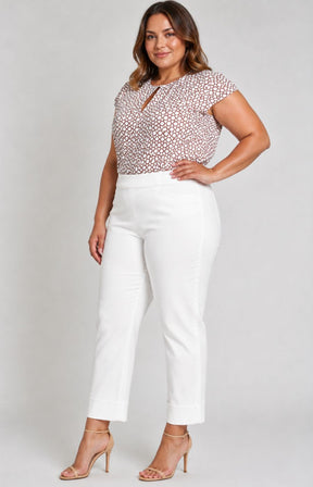Robell 7/8ths Trousers | Cream 