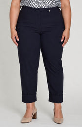 Robell 7/8ths Trousers | Navy 