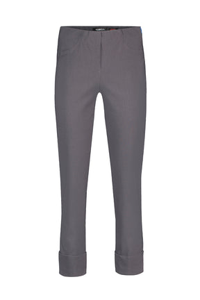 Robell 7/8ths Trousers in Dark Grey 