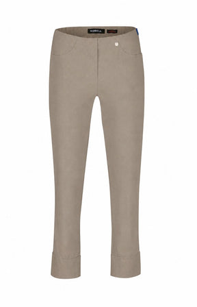 Robell 7/8ths Trousers in Taupe