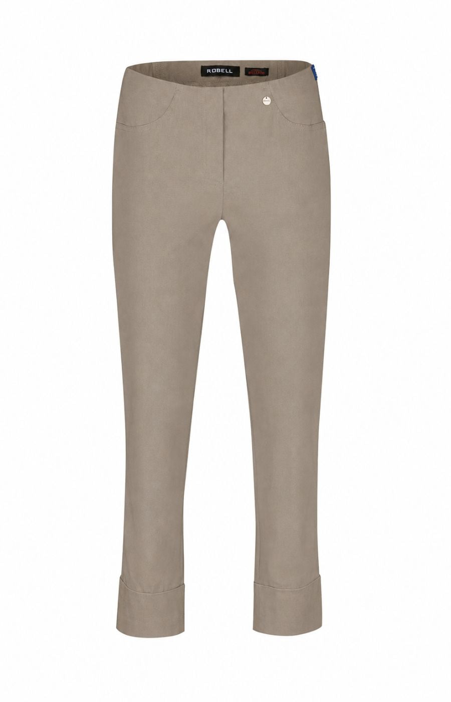 Robell 7/8ths Trousers in Taupe