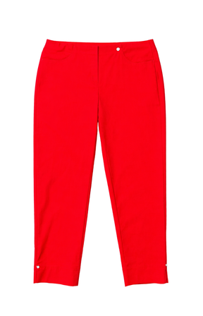 Red trousers on a white background