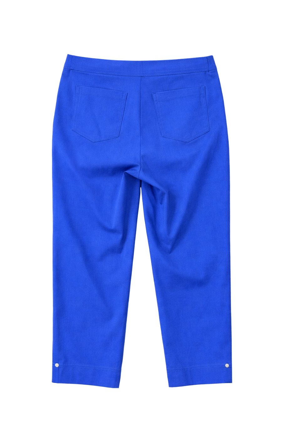 Blue trousers on a white background