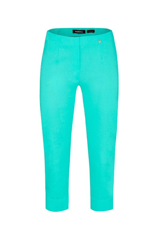 Robell Crop Trousers | AquaRobell Crop Trousers | Aqua 