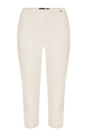 Robell Crop Trousers | Cream 