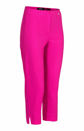 Robell Crop Trousers | Fuchsia 