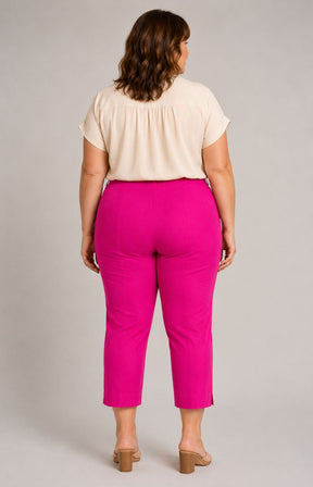 Robell Crop Trousers | Fuchsia 