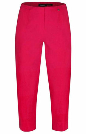 Robell Crop Trousers | Hot Pink 