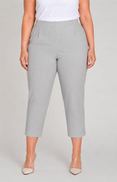Robell Crop Trousers | Light Grey 