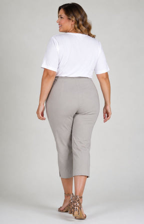 Robell Crop Trousers | Taupe