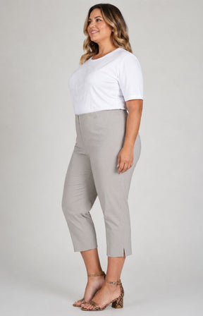 Robell Crop Trousers | Taupe 