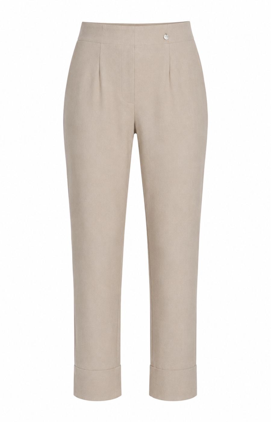 Robell Crop Trousers in Taupe 