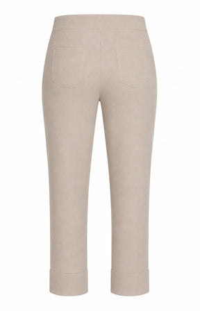 Robell Crop Trousers in Taupe 