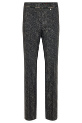 Robell Joella Trousers in Black Print