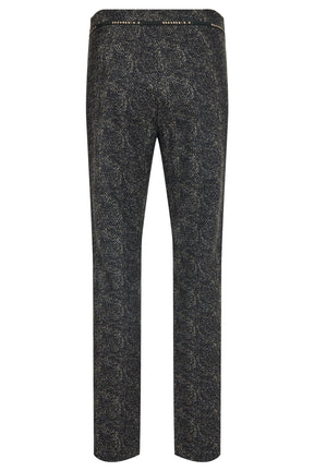 Robell Joella Trousers in Black Print