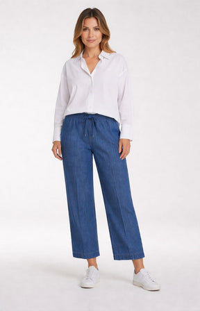 Robell Kati 09 Trouser in Dark Denim