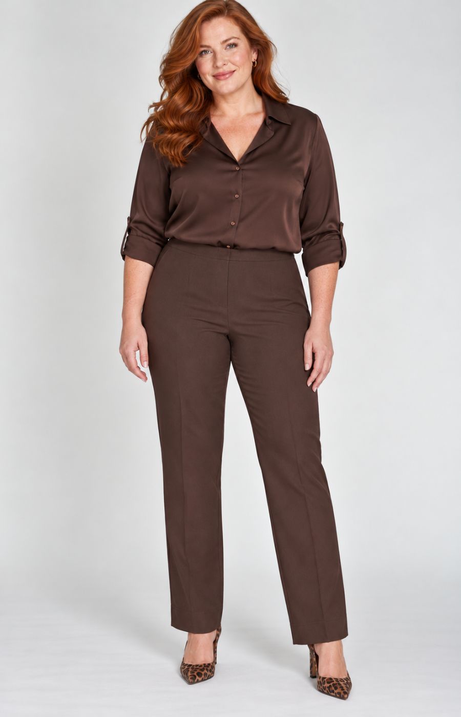 Robell Marie Long Brown. This image was created using AI