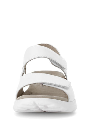Rolling Soft White Trekking Sandal by Gabor 
