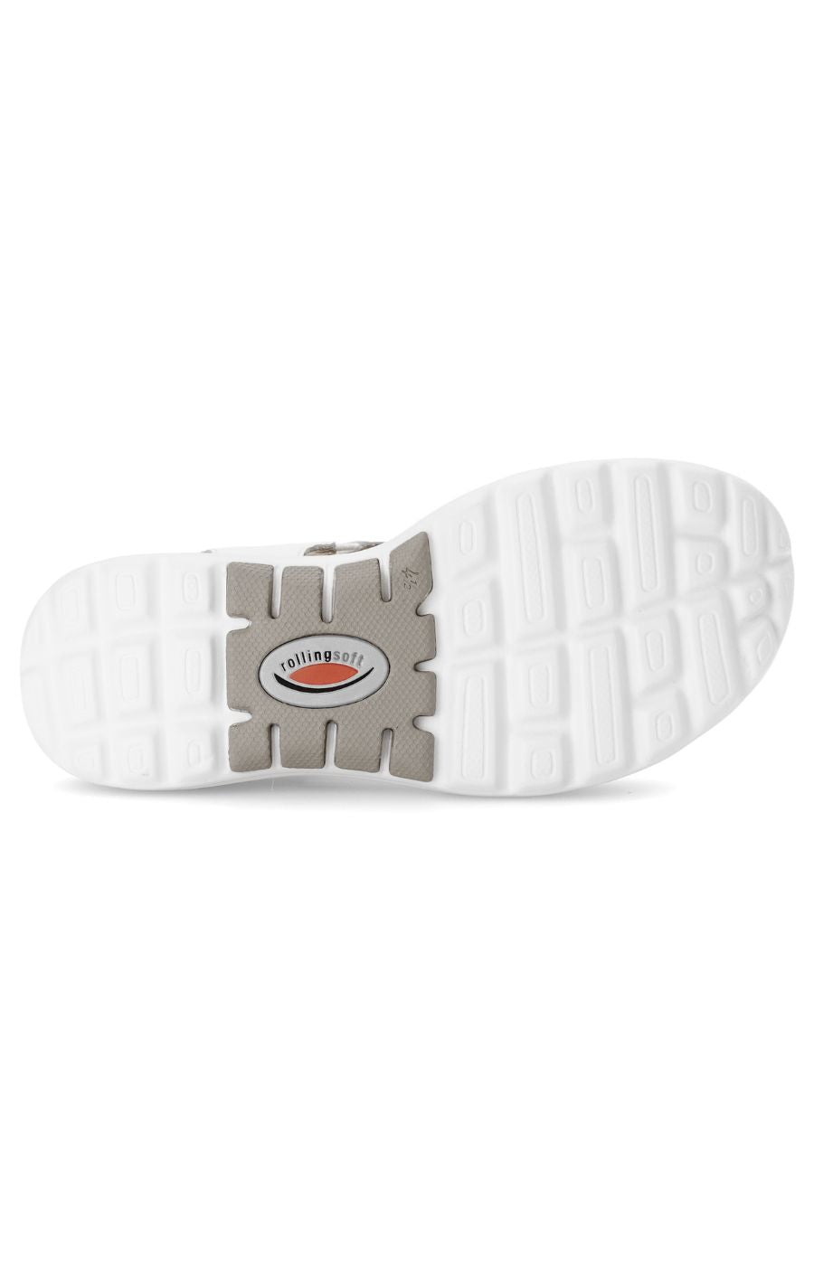 Rolling Soft White Trekking Sandal by Gabor 