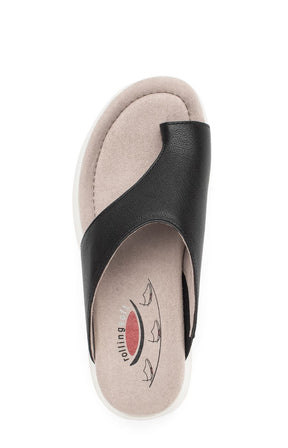√Rolling Soft by Gabor Black Flip-Flop 