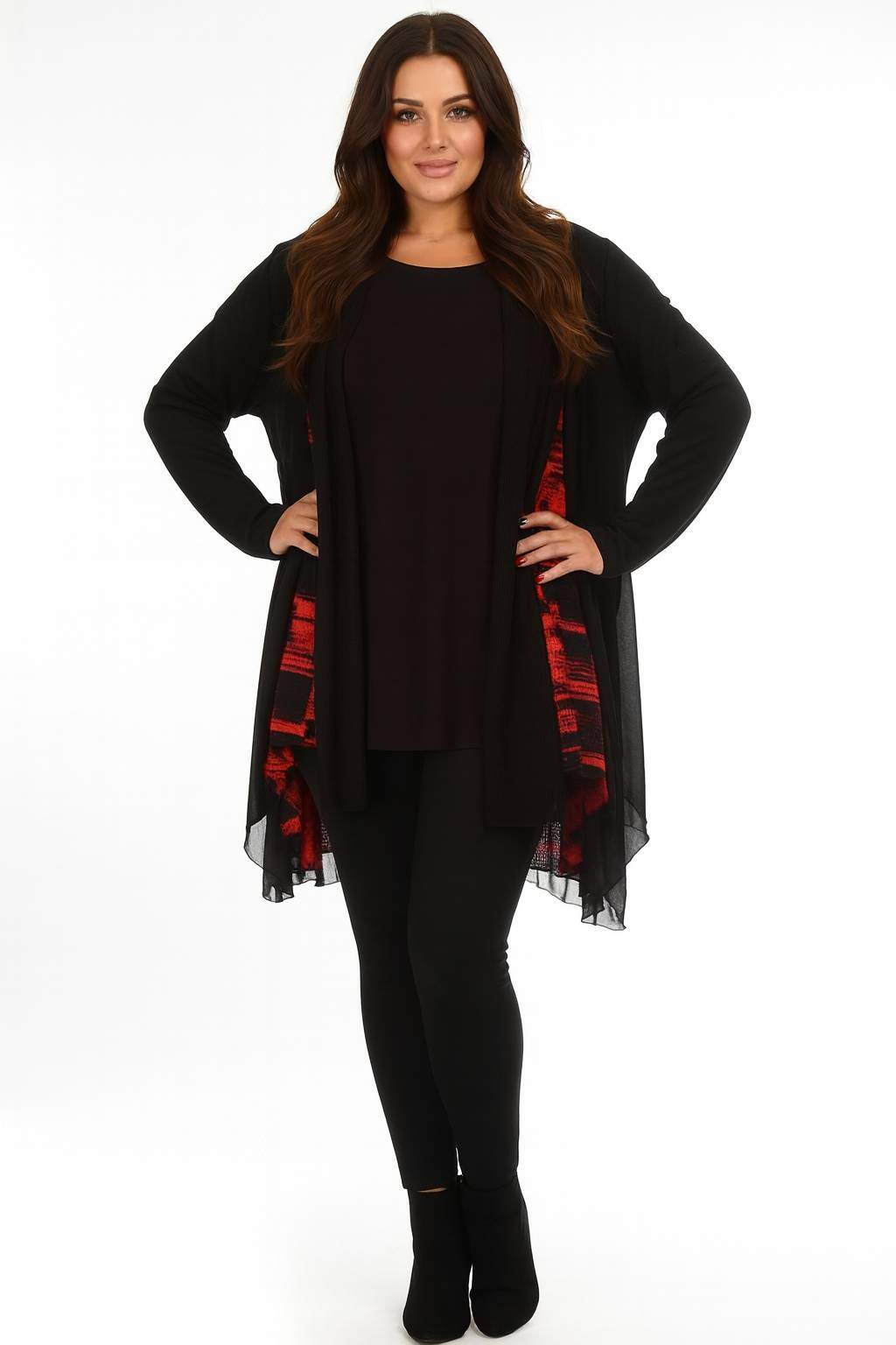 Rose Waistcoat in Red