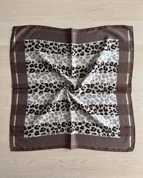 Roxie Silk Scarf in Tan 
