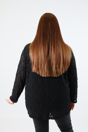 Roxy Lace Top in Black