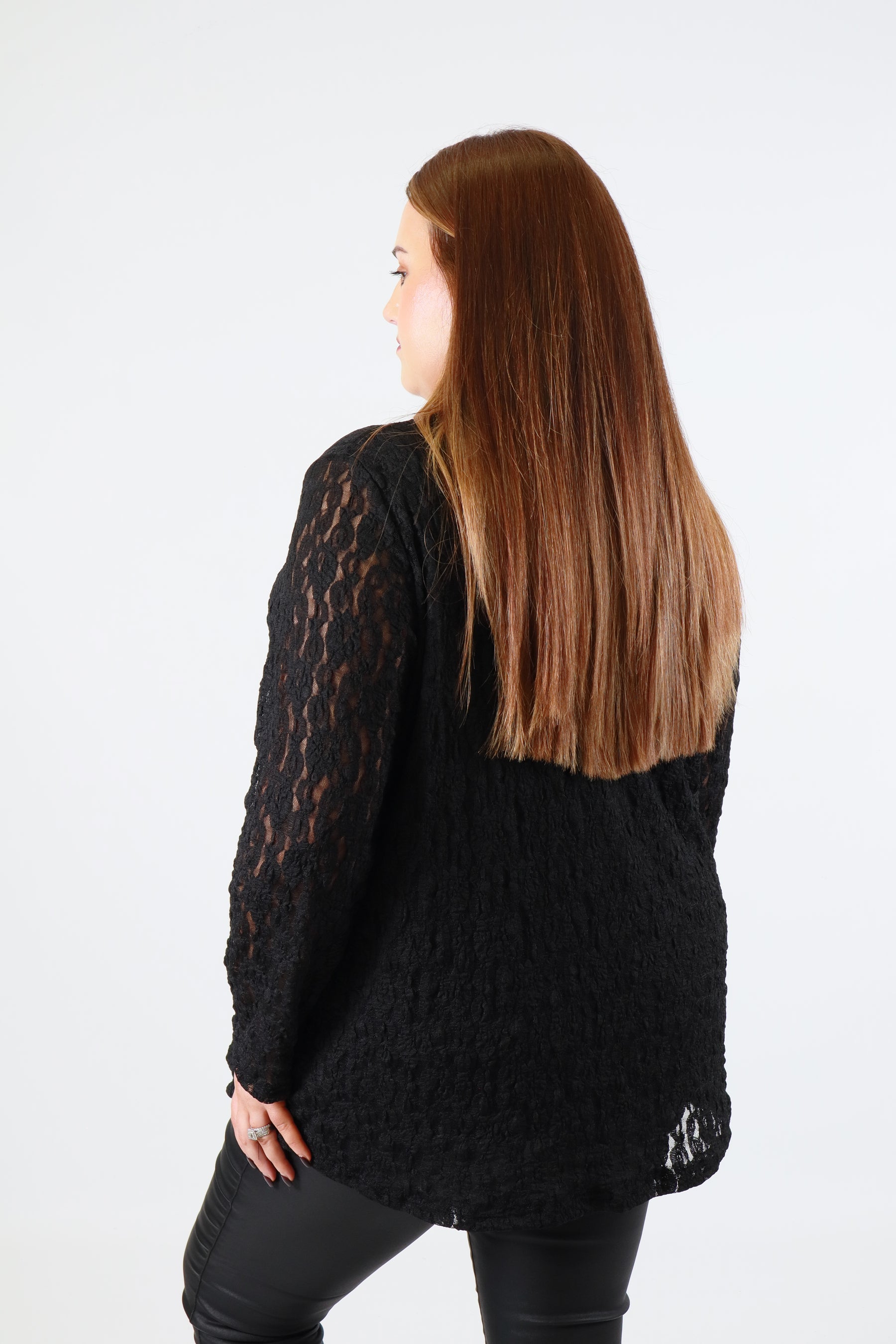 Roxy Lace Top in Black