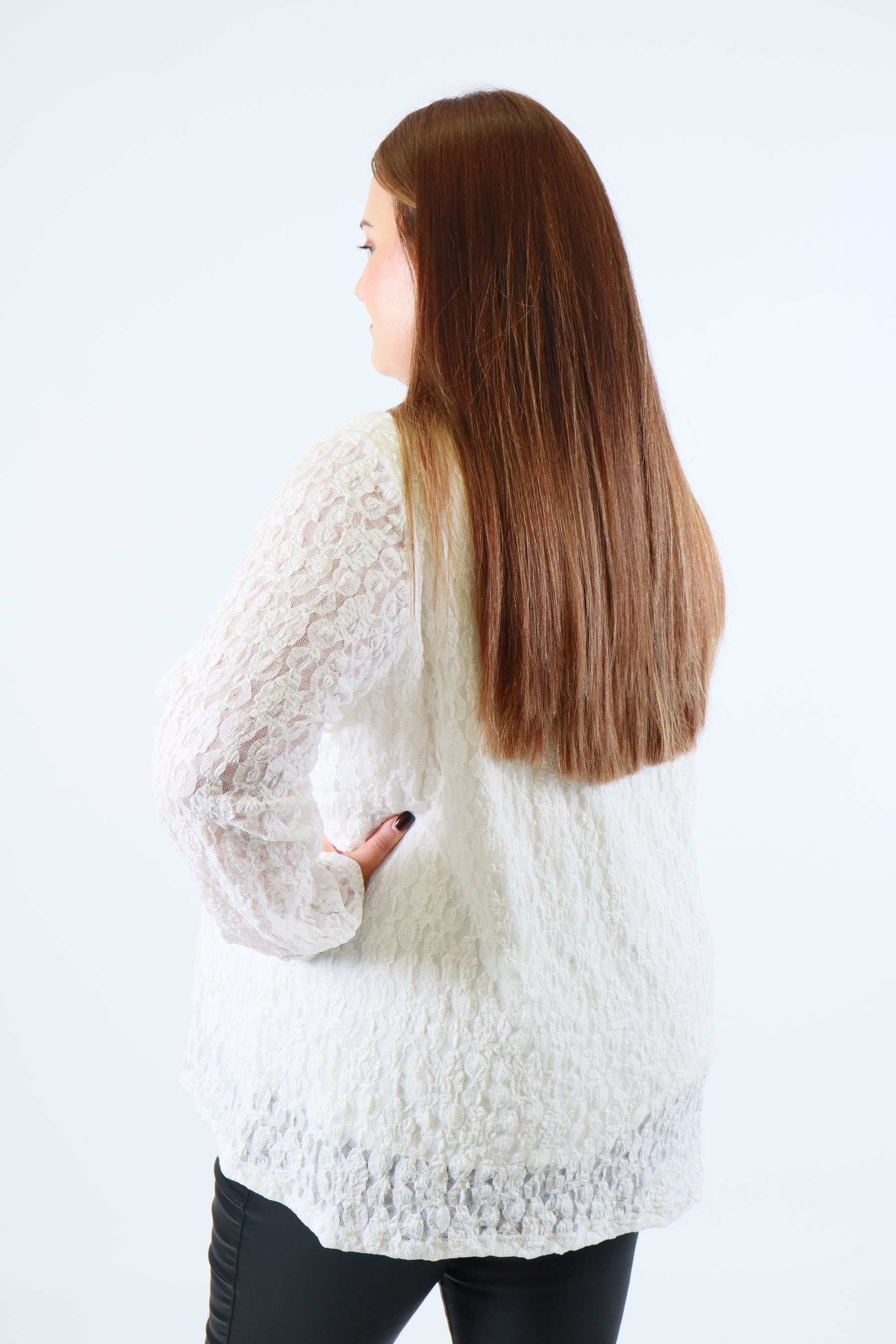 Roxy Lace Top in White