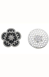 Ruth Magnetic Brooch in Black