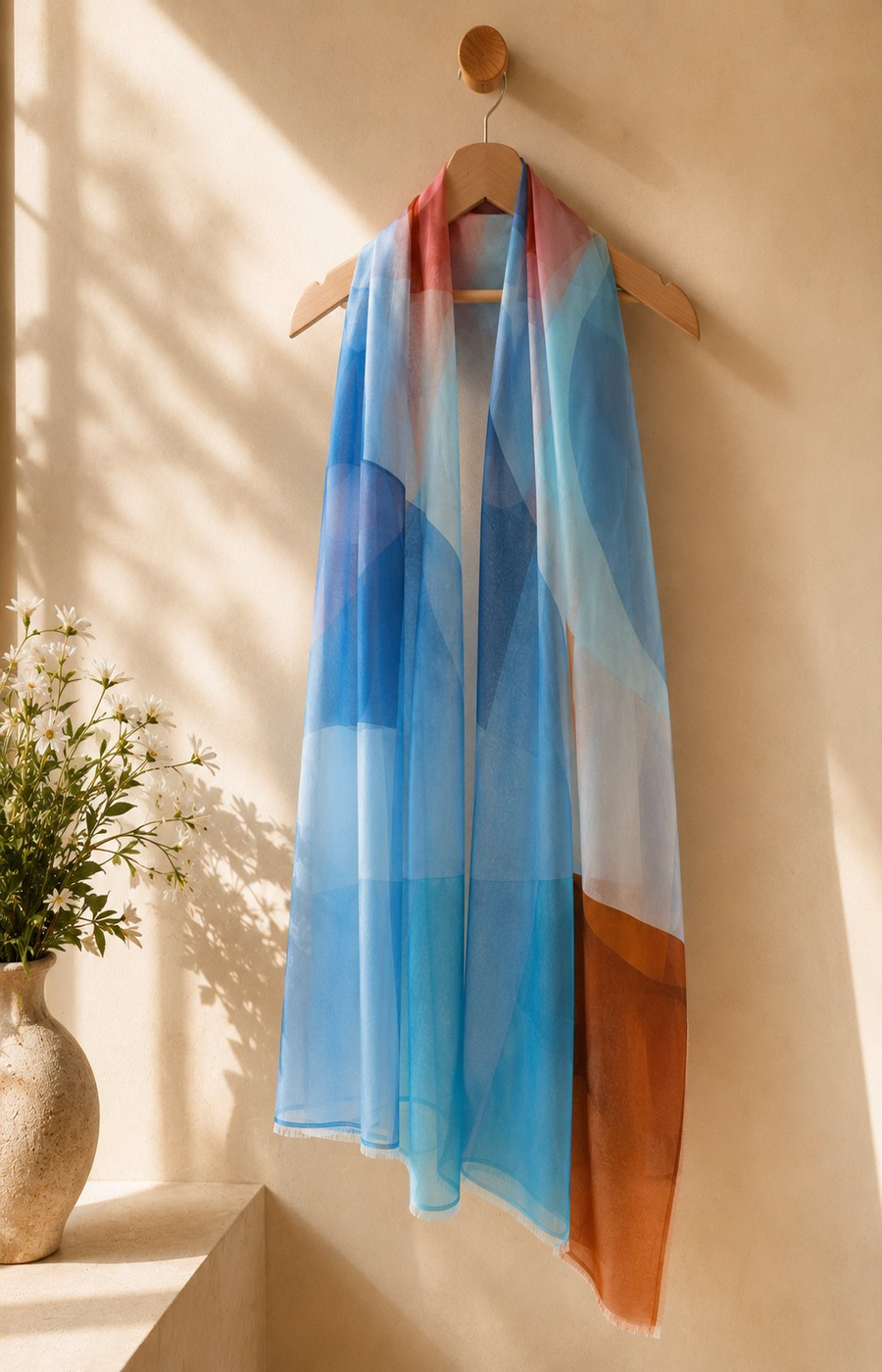 Sadie Scarf in Blue 