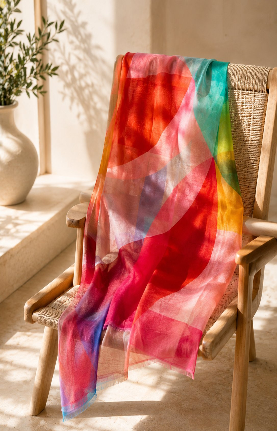 Sadie Scarf in Orange 