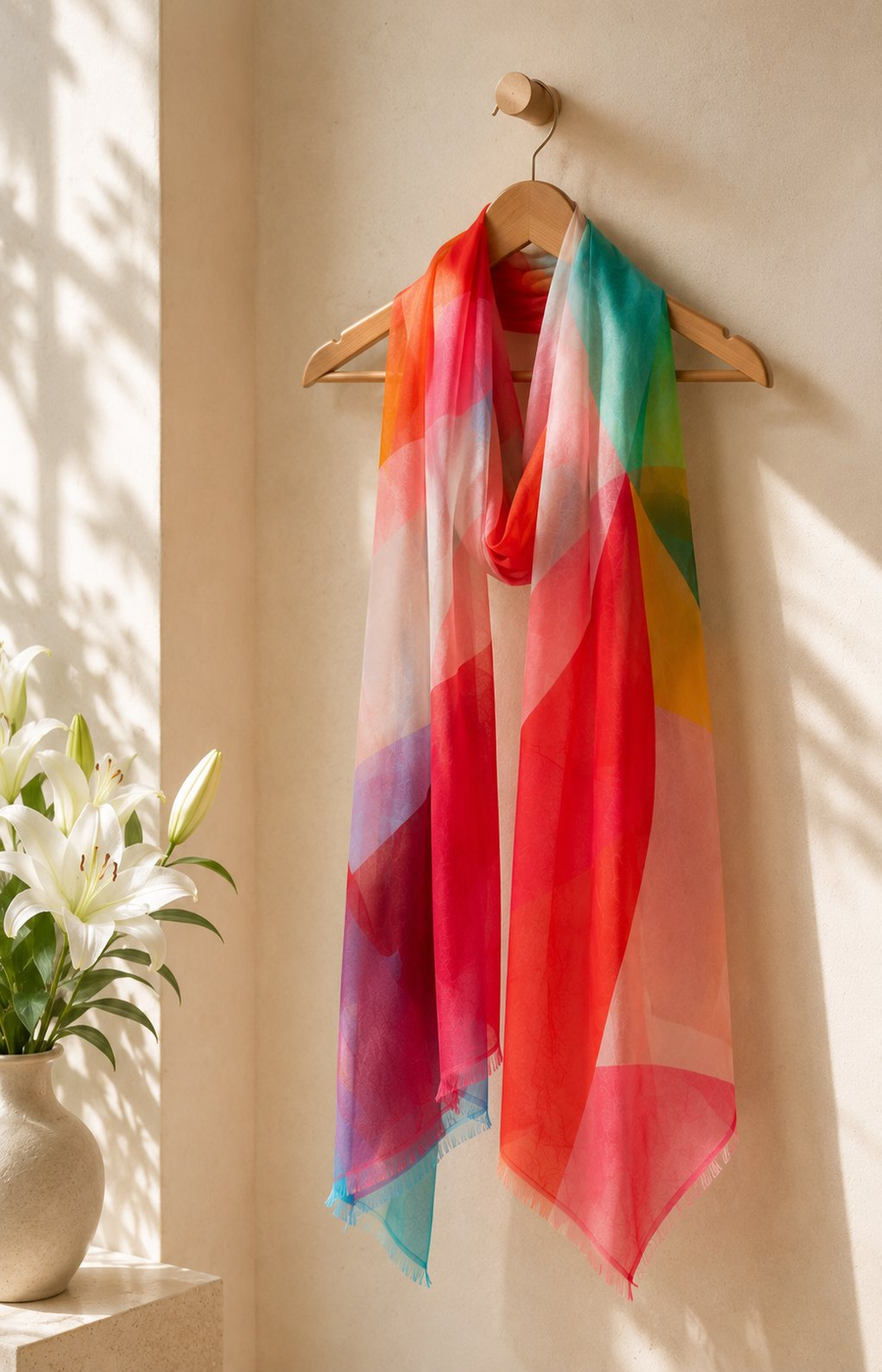 Sadie Scarf in Orange 