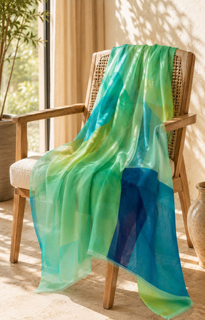Sadie Scarf in Turquoise 