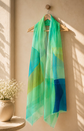 Sadie Scarf in Turquoise 